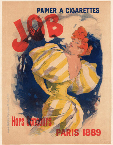 タバコ巻紙「ジョブ　JOB」ジュール・シェレ　1895年