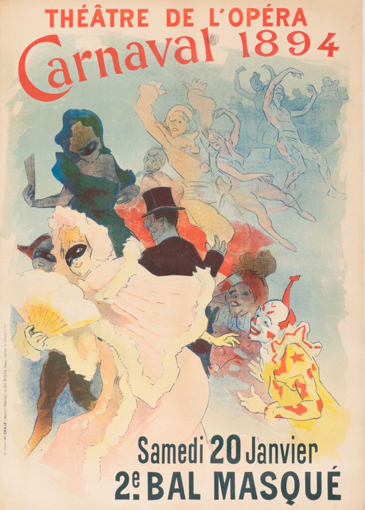 ジュール・シェレ　≪オペラ劇場のカルナバル　1894≫