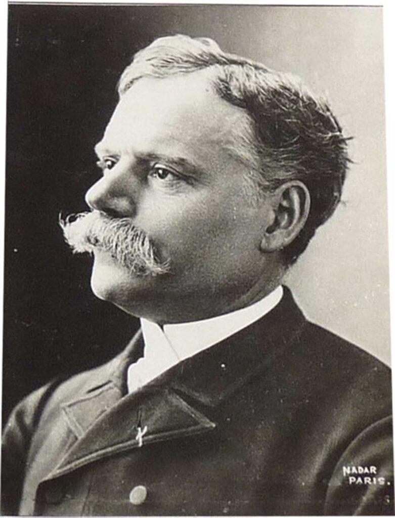 ジュール・シェレの肖像写真　ナダール撮影　1890年頃